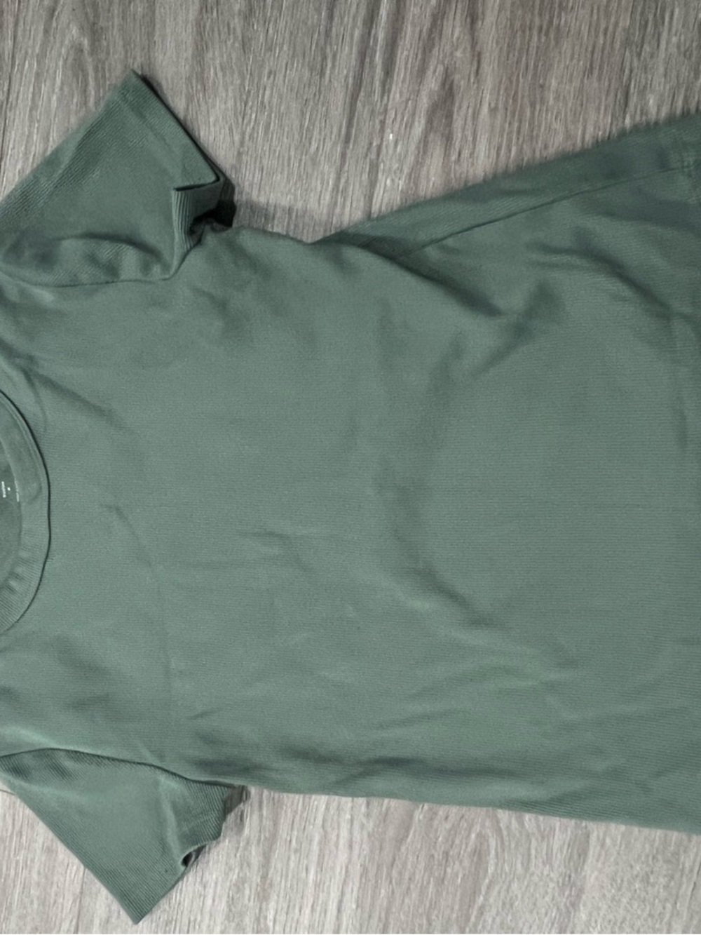 Old Navy Snug Ribbed Crewneck Tee - Green L